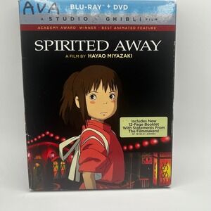 Spirited Away Blu-ray DVD Studio Ghibli Hayao Miyazaki Anime 2-Disc Set Booklet